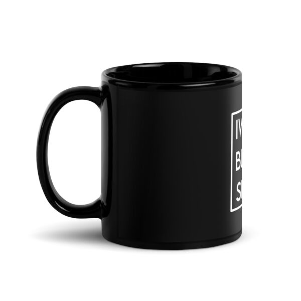Taza negra brillante iwtbm - Imagen 2