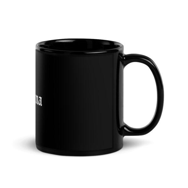 Taza negra brillante - Imagen 2