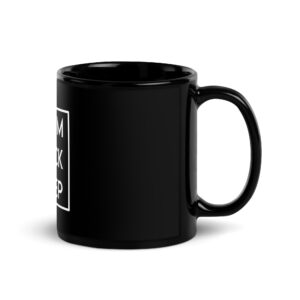 Taza negra brillante iwtbm