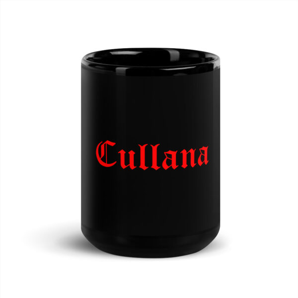 Taza negra brillante logo rojo - Imagen 10