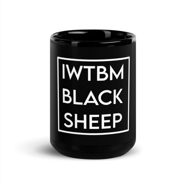 Taza negra brillante iwtbm - Imagen 6
