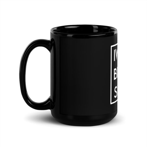 Taza negra brillante iwtbm - Imagen 4