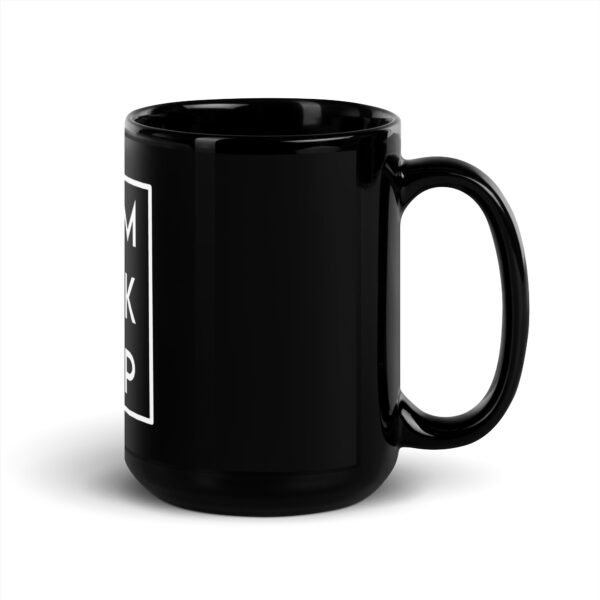 Taza negra brillante iwtbm - Imagen 5