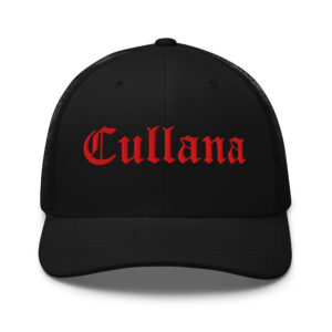 Gorra tipo trucker logo rojo