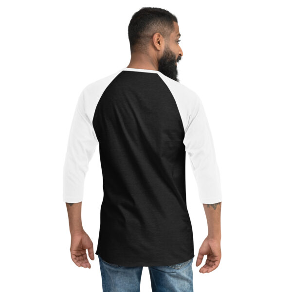 Camiseta con manga raglán tres cuartos unisex - Imagen 3