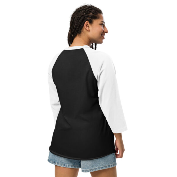 Camiseta con manga raglán tres cuartos unisex logo - Imagen 3