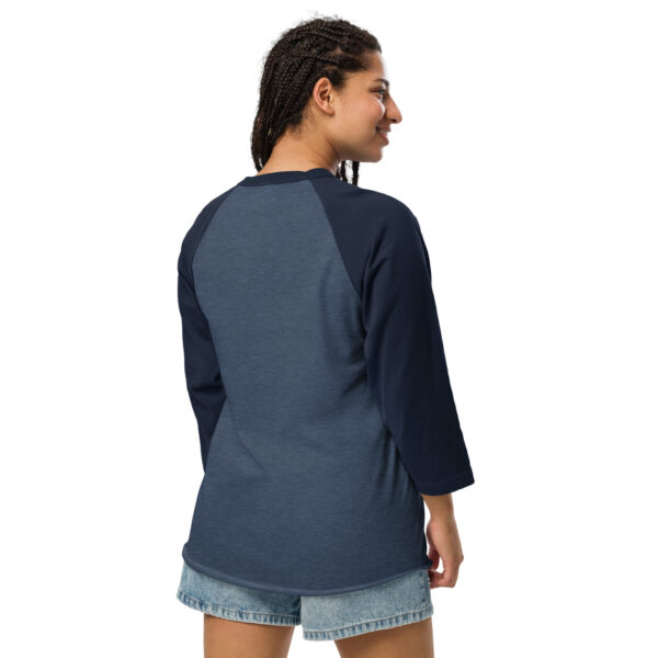 Camiseta con manga raglán tres cuartos unisex logo - Imagen 5