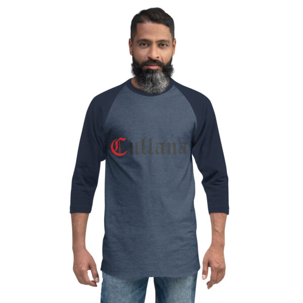 Camiseta con manga raglán tres cuartos unisex - Imagen 4