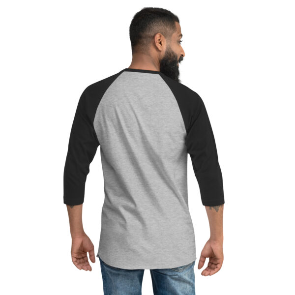 Camiseta con manga raglán tres cuartos unisex - Imagen 7