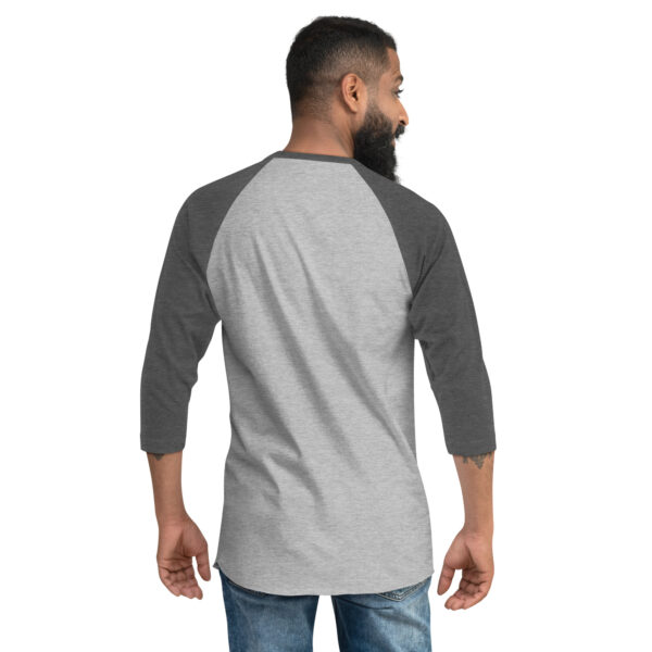 Camiseta con manga raglán tres cuartos unisex - Imagen 10