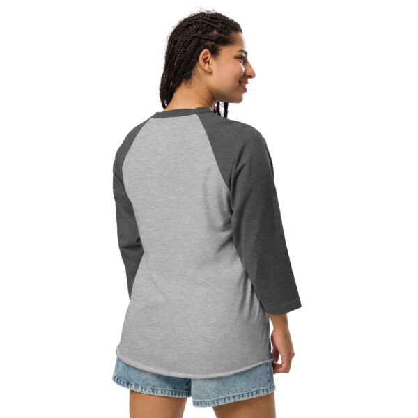 Camiseta con manga raglán tres cuartos unisex logo - Imagen 11