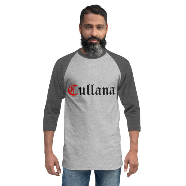 Camiseta con manga raglán tres cuartos unisex - Imagen 9