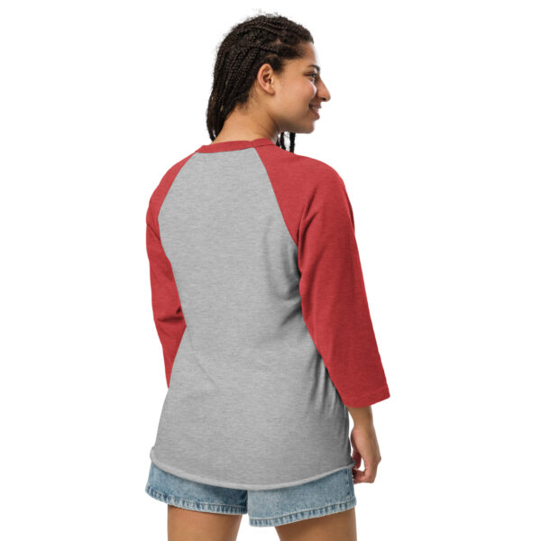 Camiseta con manga raglán tres cuartos unisex logo - Imagen 9