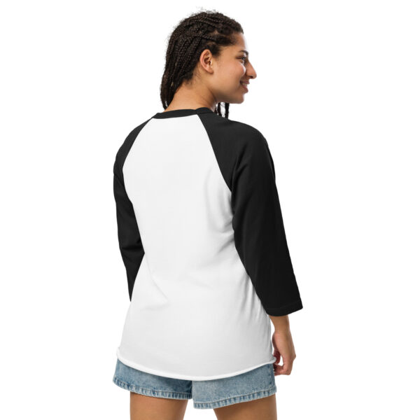 Camiseta con manga raglán tres cuartos unisex logo - Imagen 12