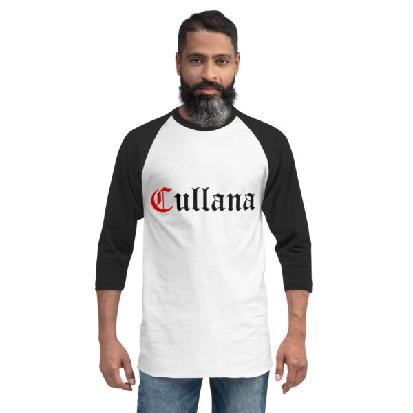 Camiseta con manga raglán tres cuartos unisex - Imagen 11