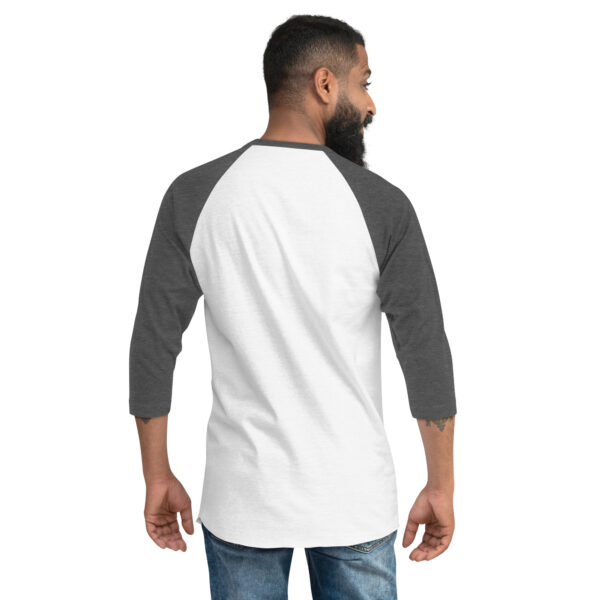 Camiseta con manga raglán tres cuartos unisex - Imagen 20