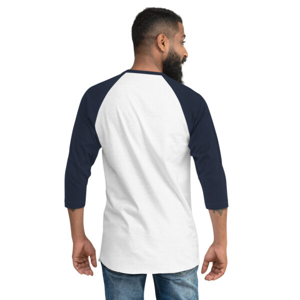 Camiseta con manga raglán tres cuartos unisex - Imagen 14