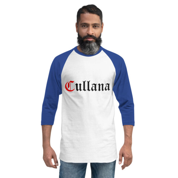 Camiseta con manga raglán tres cuartos unisex - Imagen 15