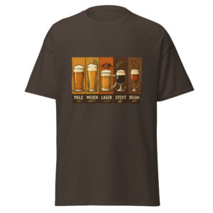 Camiseta clásica unisex cerveza 086