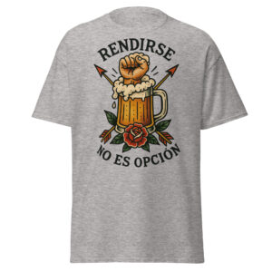 Camiseta clásica unisex cerveza 075