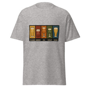 Camiseta clásica unisex cerveza 090