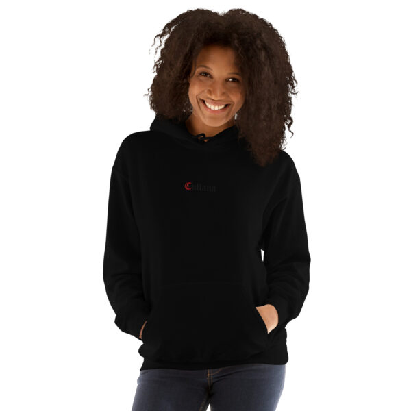 Sudadera con capucha unisex logo bordado - Imagen 2