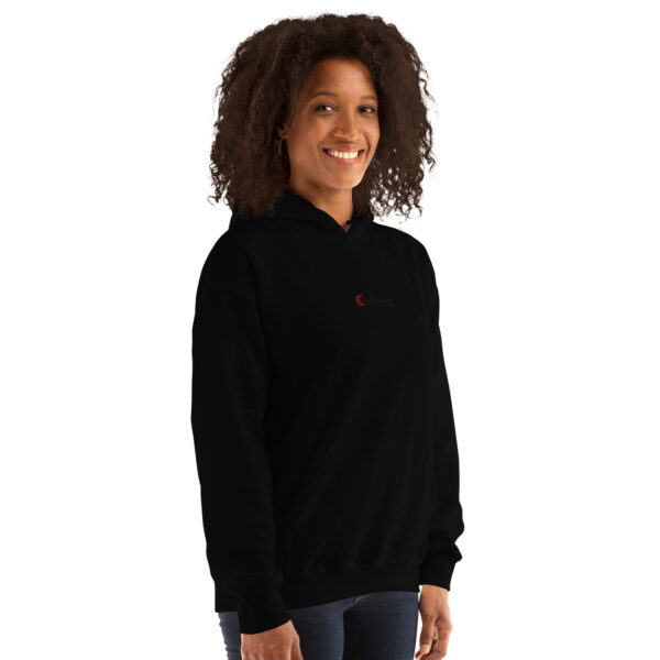 Sudadera con capucha unisex logo bordado - Imagen 8