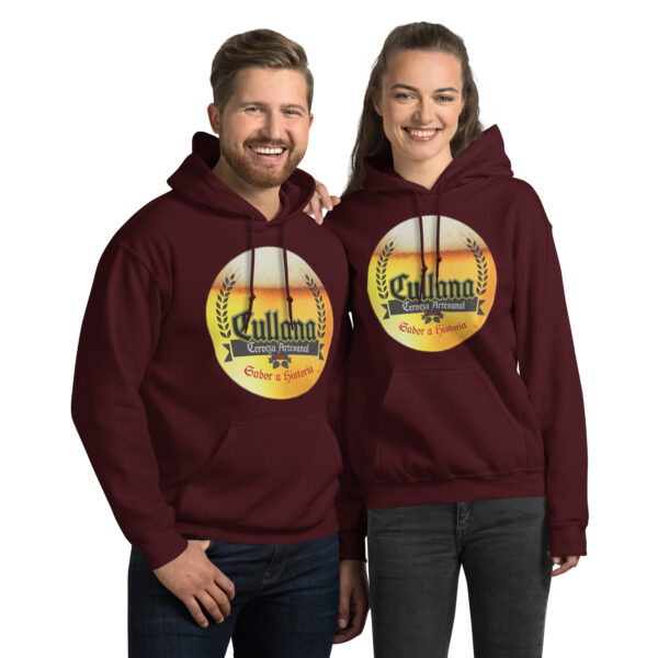 Sudadera con capucha unisex logo redondo - Imagen 3