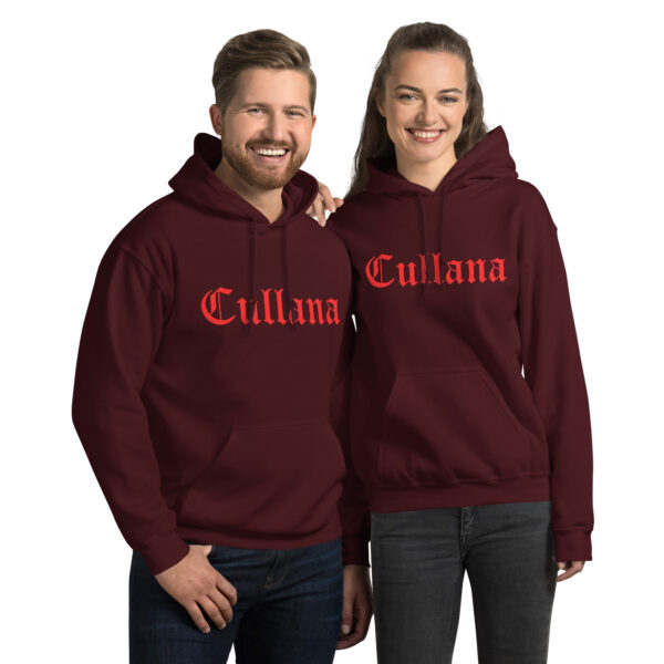 Sudadera con capucha unisex logo rojo - Imagen 3