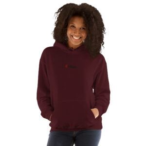 Sudadera con capucha unisex logo bordado