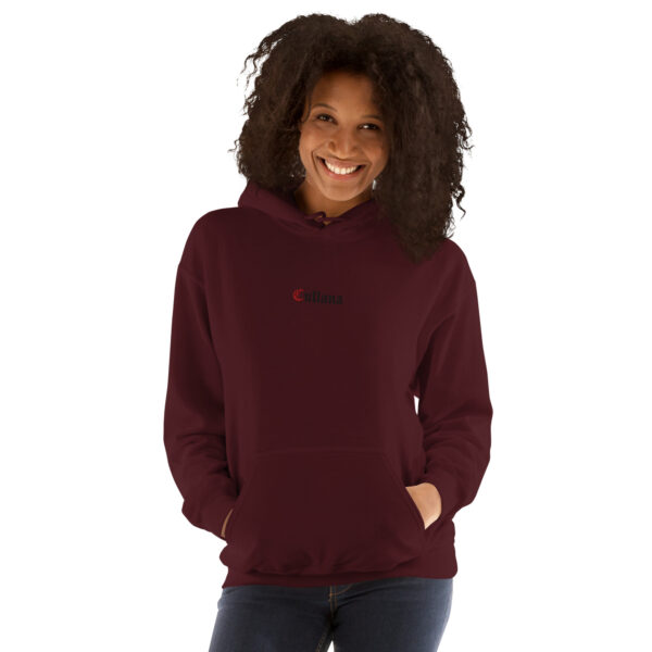 Sudadera con capucha unisex logo bordado