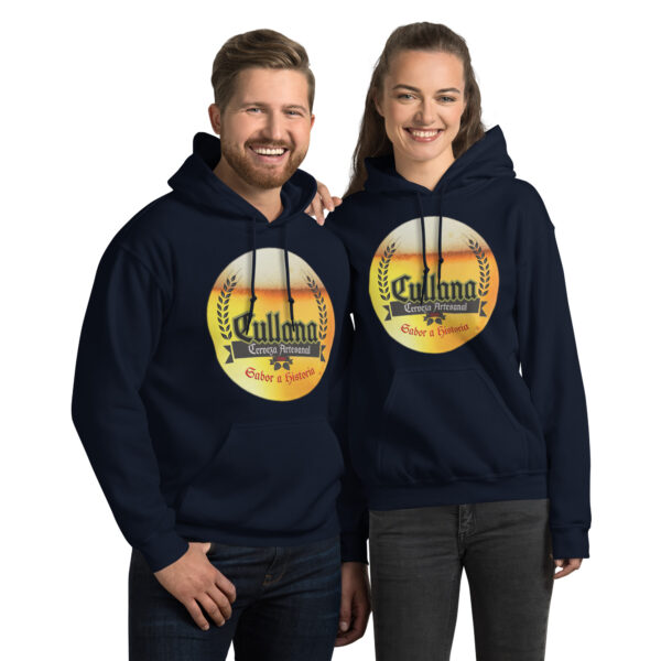 Sudadera con capucha unisex logo redondo - Imagen 2