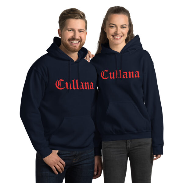 Sudadera con capucha unisex logo rojo - Imagen 2