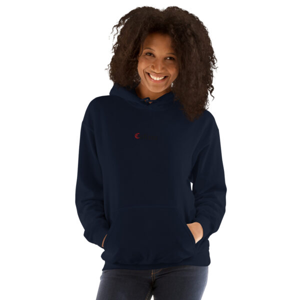 Sudadera con capucha unisex logo bordado - Imagen 9