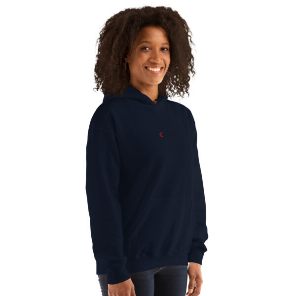 Sudadera con capucha unisex logo bordado - Imagen 15