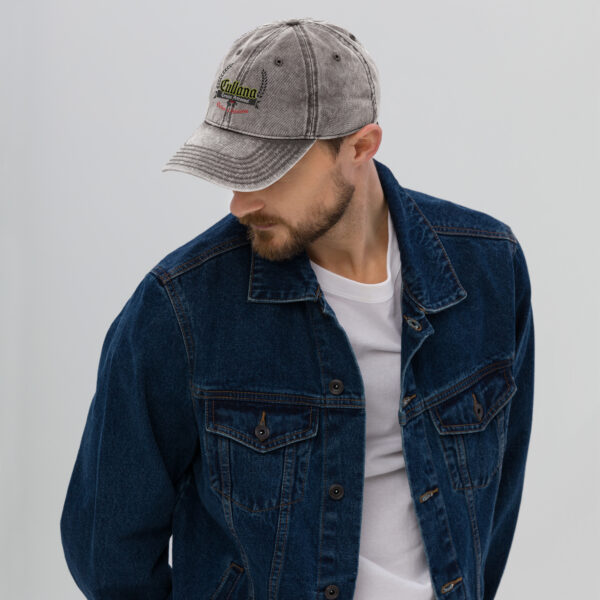 Gorra sarga algodón vintage única - Imagen 6