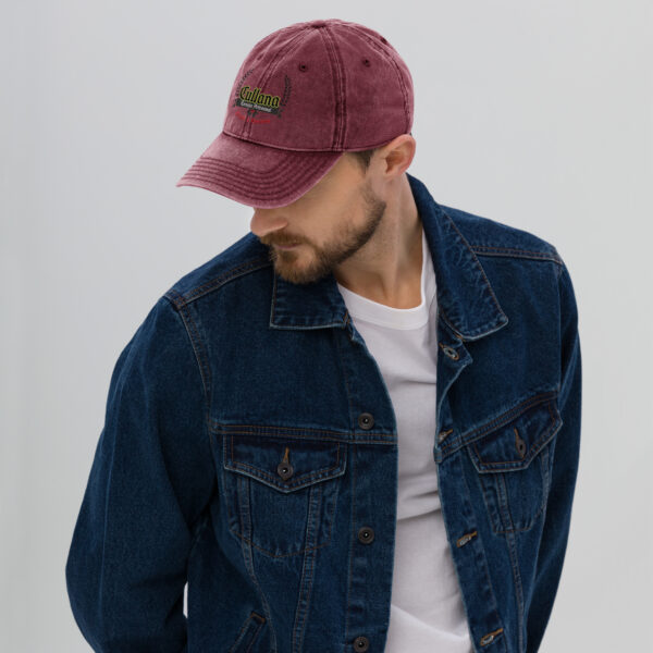 Gorra sarga algodón vintage única - Imagen 3