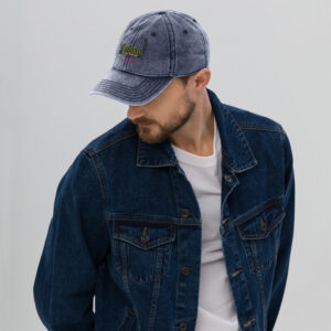 Gorra sarga algodón vintage única