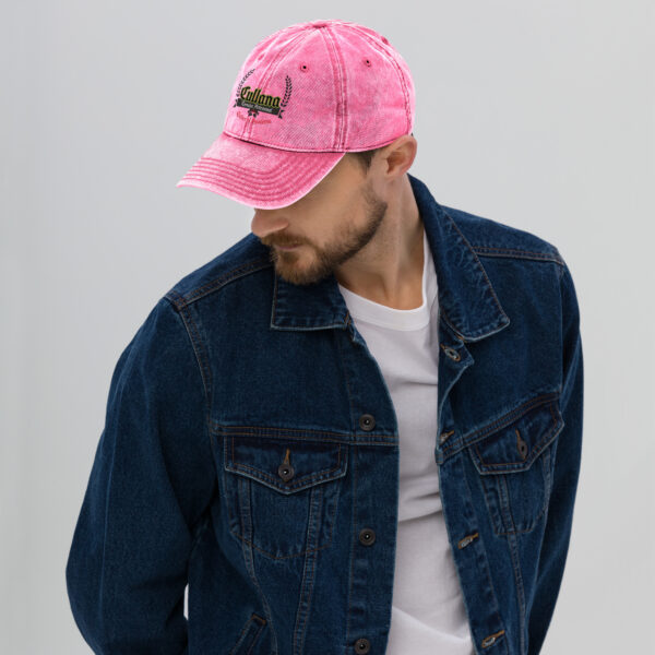 Gorra sarga algodón vintage única - Imagen 5