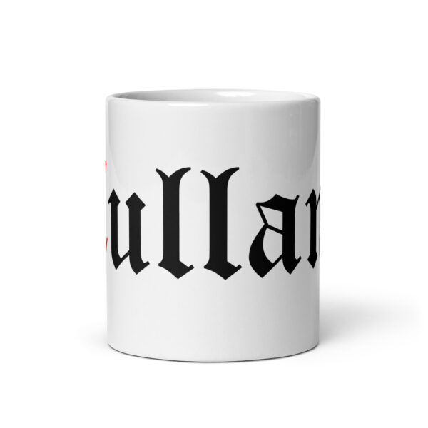 Taza blanca brillante