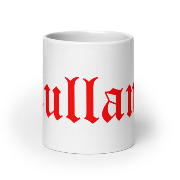 Taza blanca brillante logo rojo - Imagen 9